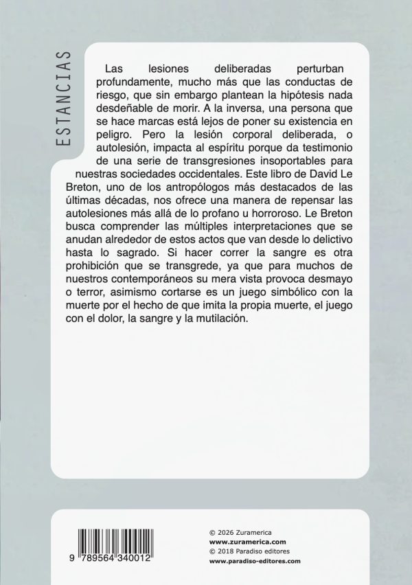 Screenshot David Le Breton - La piel y la huella