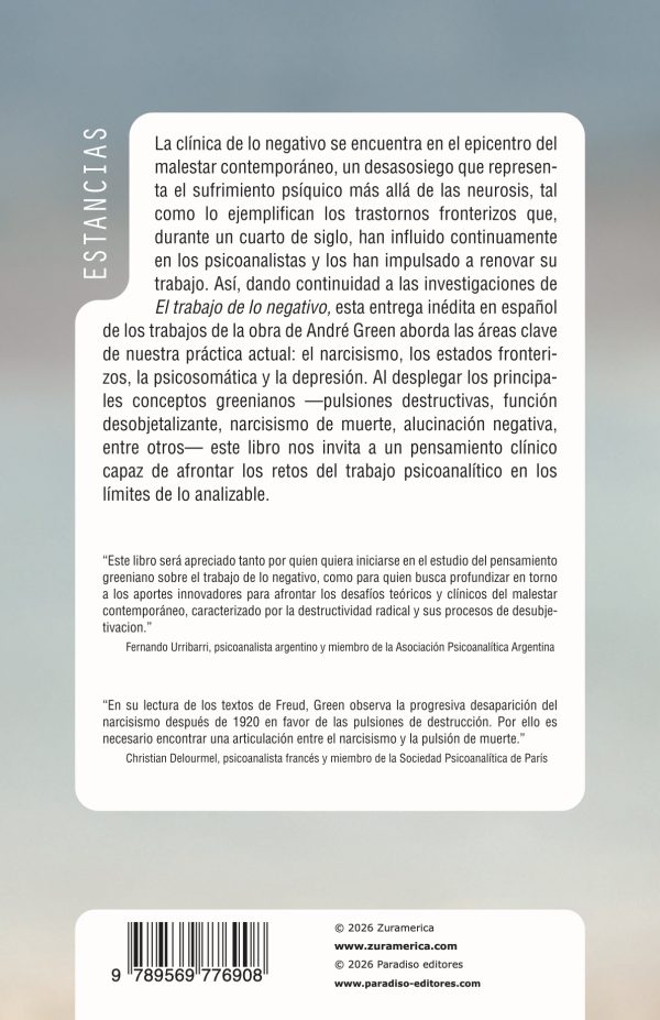 Screenshot André Green - Clínica de lo negativo